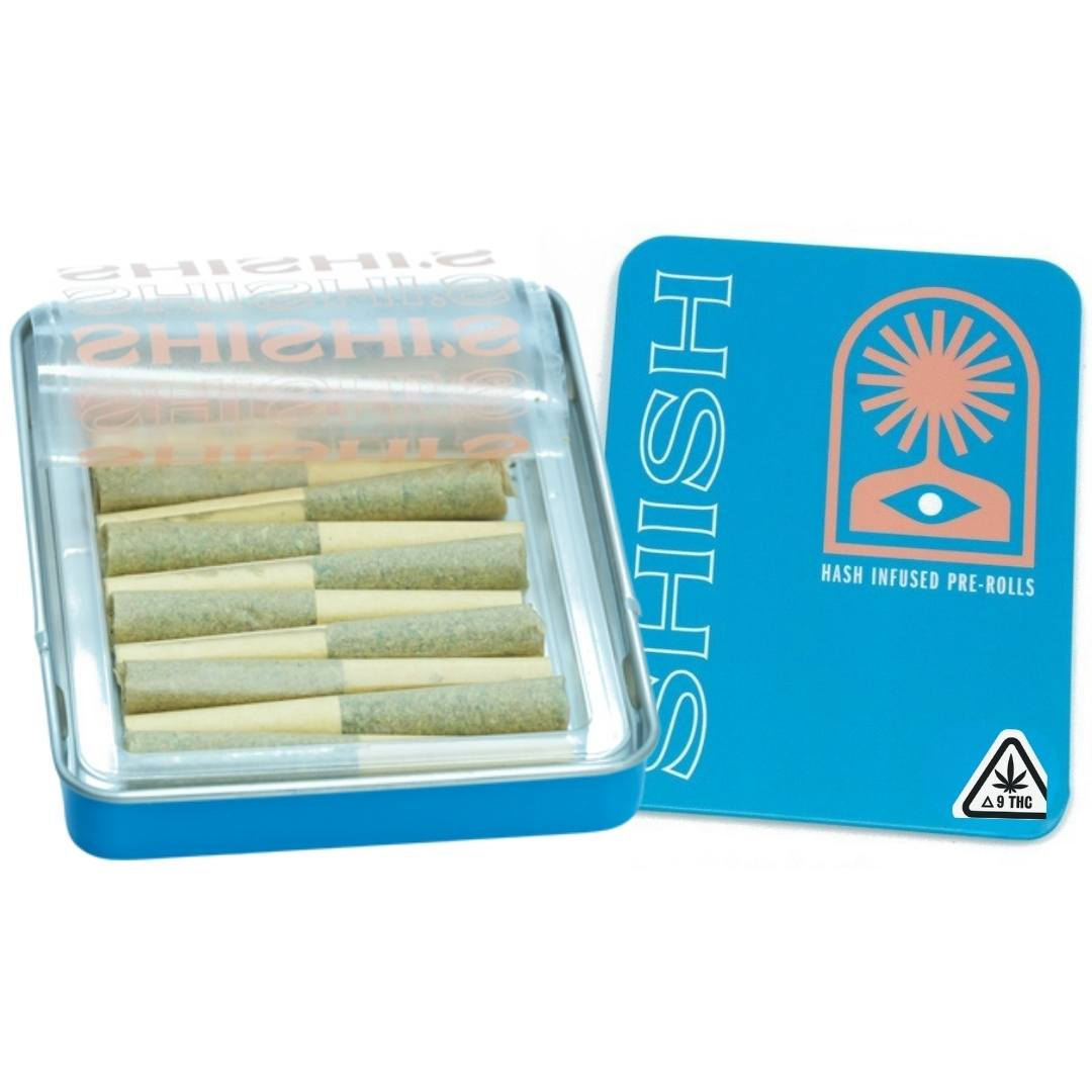SHISH Hash Infused Pre-Rolls (S) Vortex x Lime Juice 12/pk
